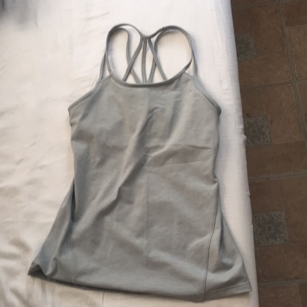 Gray tank top
